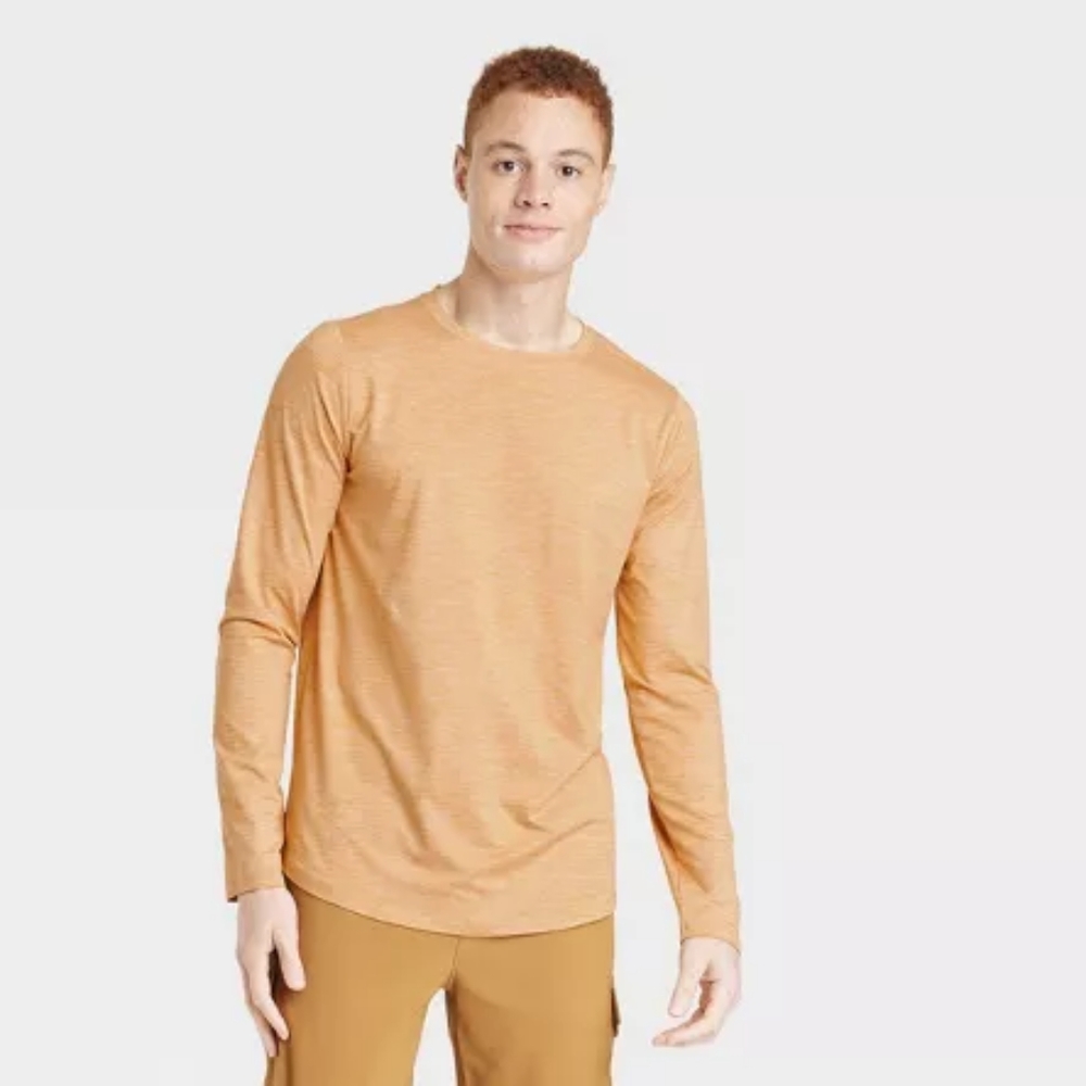 07. Men's Soft Stretch Long Sleeve Athletic Top - All in Motion